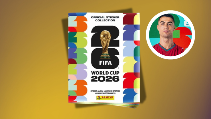 La estampa que tendrá Cristiano Ronaldo en el álbum oficial del Mundial 2026