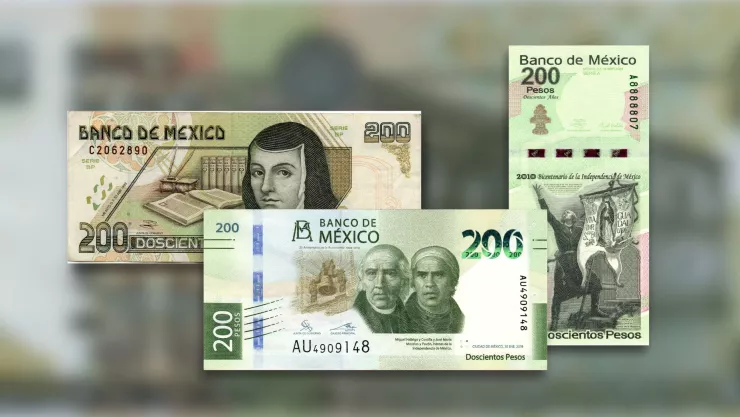 billetes de 200 pesos mexicanos