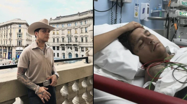 Este es el estado de salud de Christian Nodal tras ser hospitalizado de emergencia