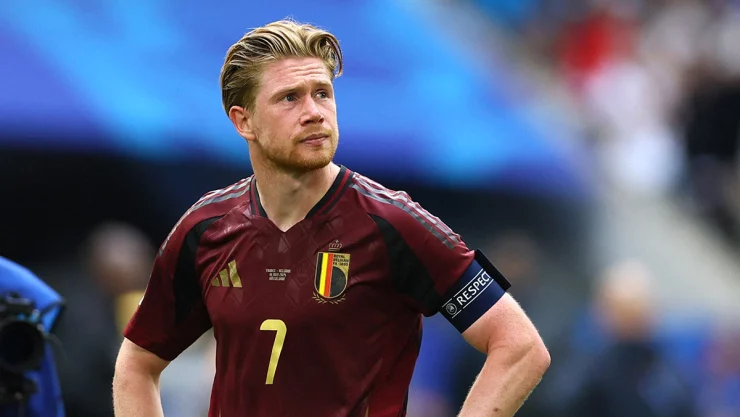 Kevin de Bruyne con Bélgica