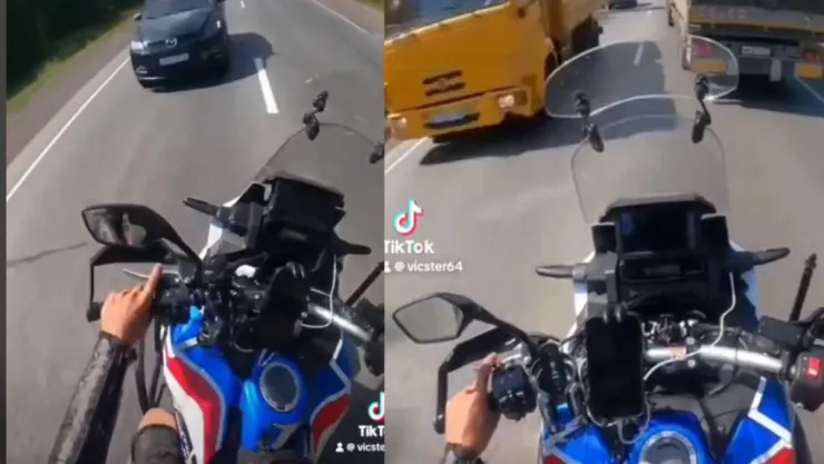 Motocilista pierde parte del pie en México