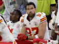 Travis Kelce con una desastrosa actuación en el Super Bowl 2025
