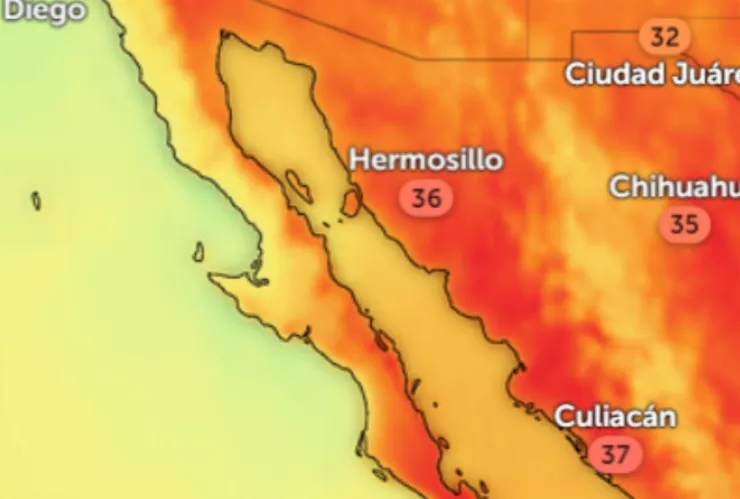 Canícula de calor en BC