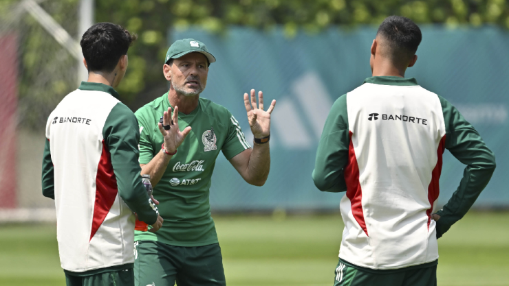 Diego Cocca con la Selecci&oacute;n Mexicana
