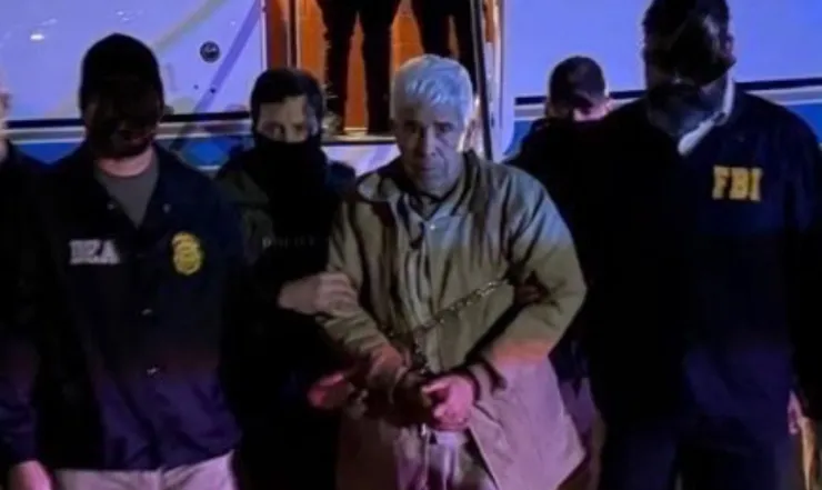 Imágenes de la llegada de Caro Quintero a Nueva York tras su extradición