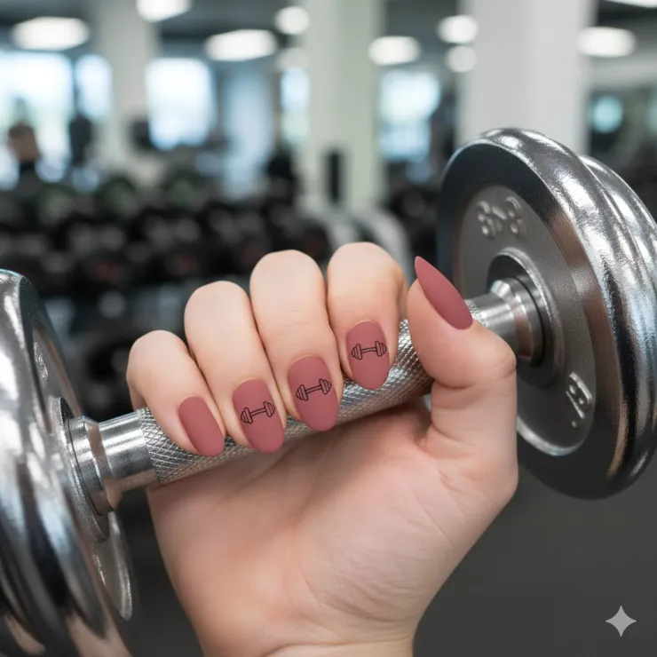 8 diseños de uñas de gimnasio que te volverán loca: son dibujos hermosos y quedan en cortas o largas