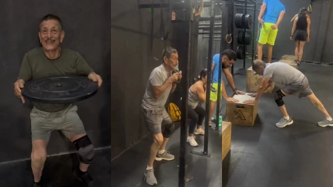 El abuelo que hace Crossfit a sus 85 años se volvió viral en TikTok