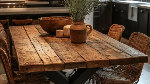 Comedor rústico