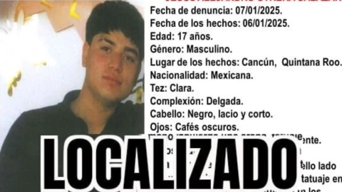 Desactivan alerta AMBER: Después de casi 1 año desaparecido, localizan a Jesús Alejandro Utrera Salazar, menor de 17 años; lo buscaban en Cancún