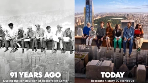 The Beam, la nueva atracción en el Top of the Rock de Nueva York