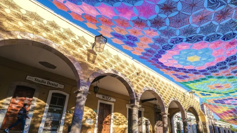 Etzatlán tiene el cielo tejido más grande del mundo