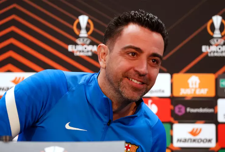 Xavi Hernández, técnico del Barcelona