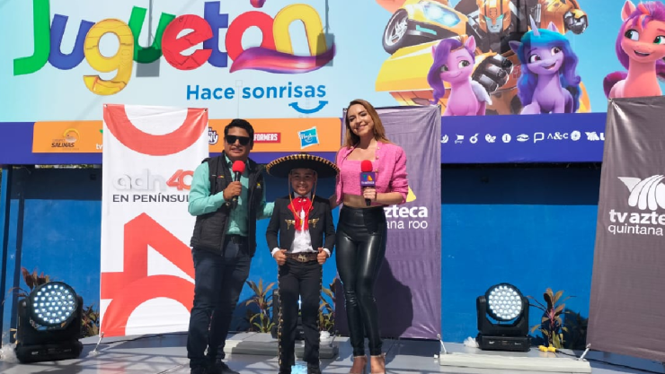 Inicia la Verbena Juguetón Azteca en TV Azteca Quintana Roo