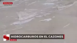 La contaminación fue visible durante el aumento del caudal en el norte veracruzano
