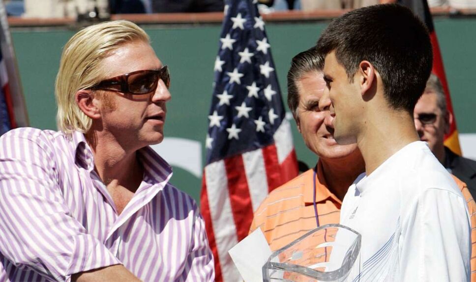 Boris Becker Novak Djokovic