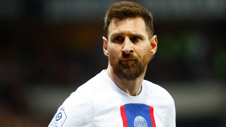 Lionel Messi con el PSG