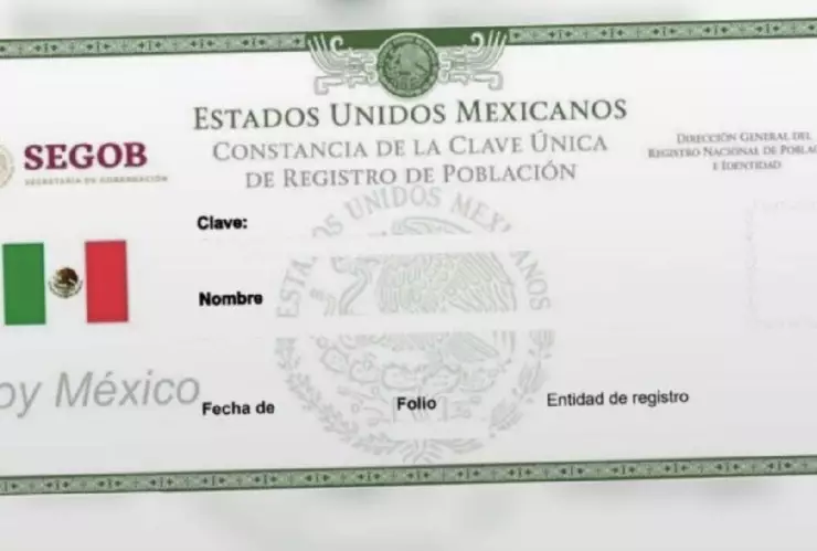 Los pasos para tramitar la CURP por primera vez