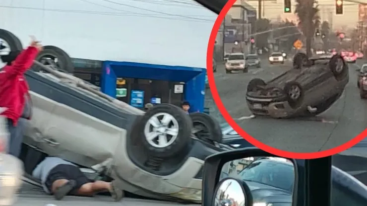 Accidente en bulevar Agua Caliente provoca un lesionado y tráfico en Las Palmas