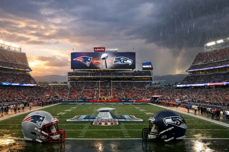 Modelos meteorológicos sitúan alrededor del 30 por ciento de probabilidad de lluvia durante el Super Bowl 2026