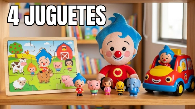 4 juguetes de Plim Plim que ayudan a los niños a desarrollar habilidades de inteligencia