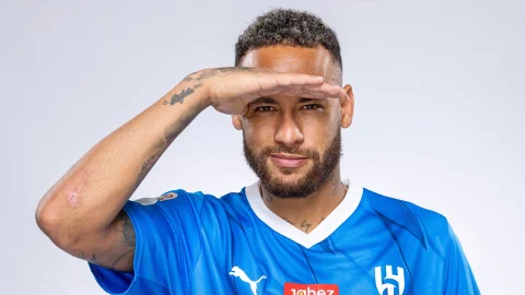 Neymar con el Al Hilal