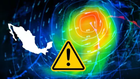 DANA está por llegar a México ¿a qué hora y qué estados golpeará?