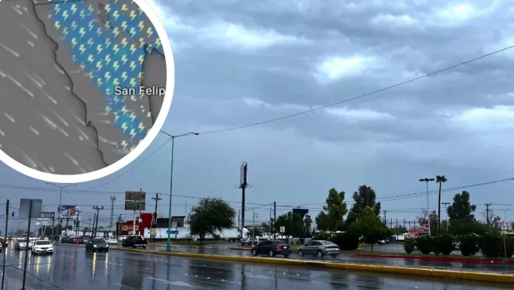 Lluvias en Baja California: Protección Civil activa vigilancia por monzón mexicano