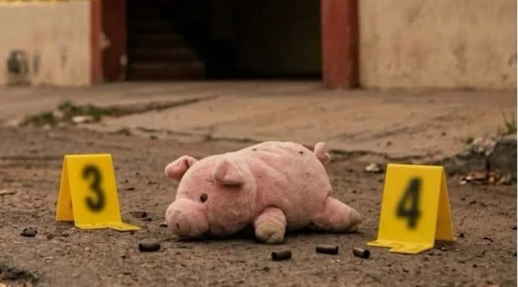 qué significan los peluches de cerdito rosas hallados en Sinaloa