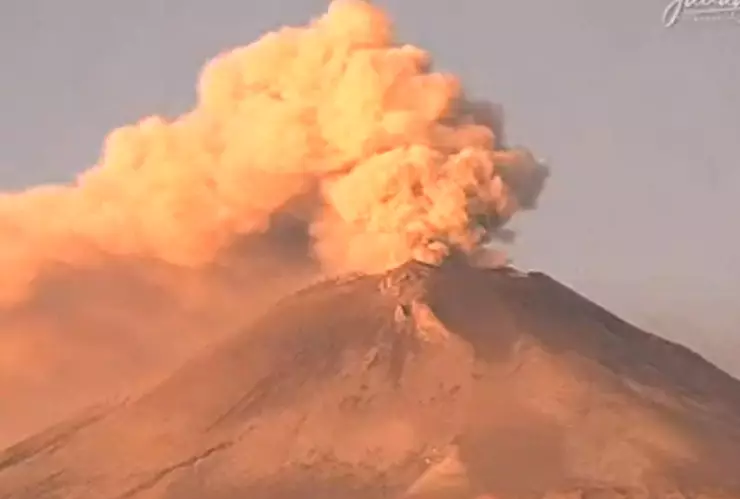 volcán popocatépetl hoy