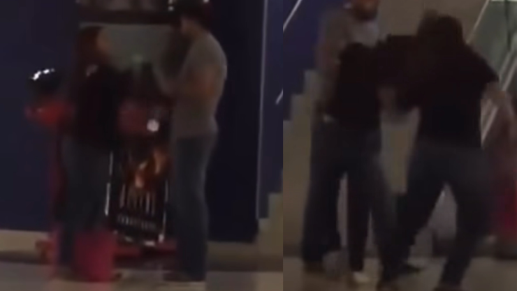Pelea cine Veracruz