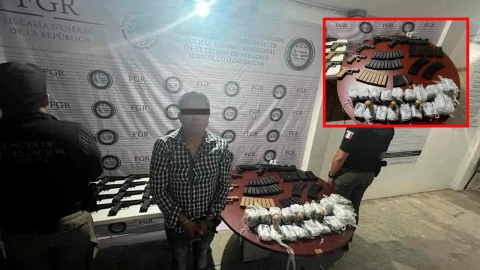 Automovilista tráfico de armas