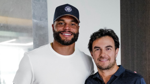 Dak Prescott y Checo Pérez