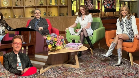 Mónica Castañeda y Linet Puente se despiden de Daniel Bisogno, amigos y compañero en Ventaneando.jpg