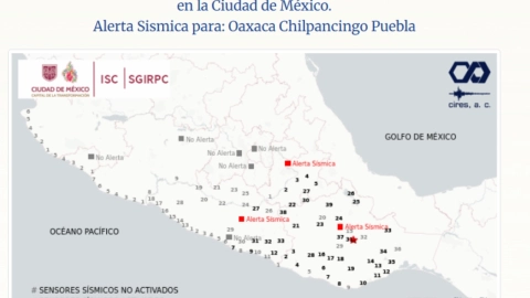 El temblor de hoy, perceptible en la CDMX, no ameritó alerta sísmica.