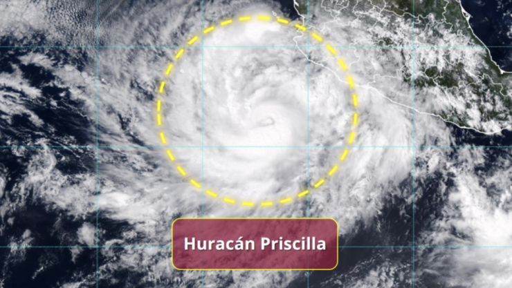 Huracán Priscila México