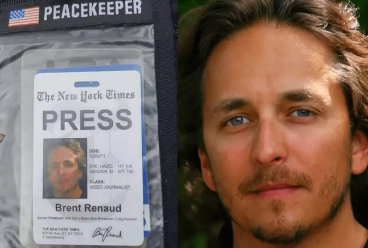 Muere primer periodista extranjero Brent Reanud, en un ataque en ucrania
