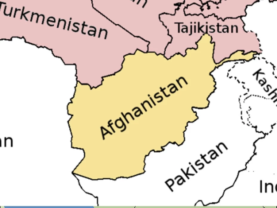 Mapa Afganistán