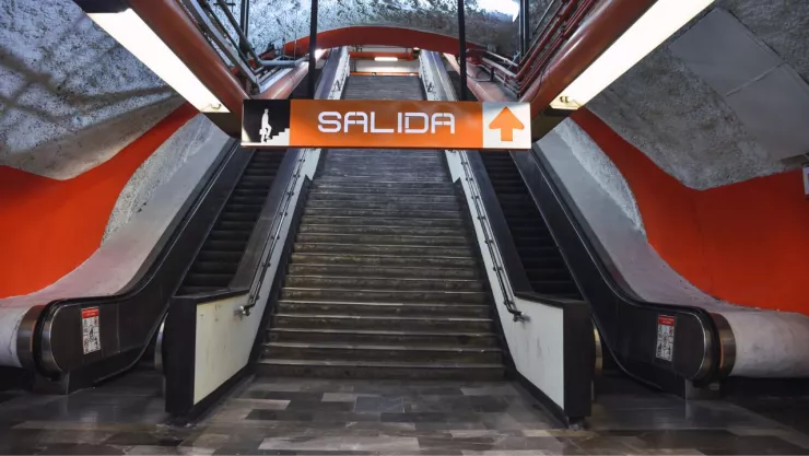 Escaleras del Metro CDMX