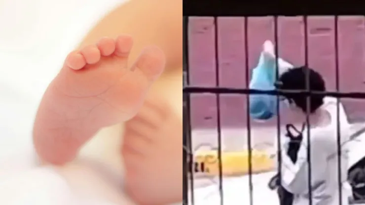 Bebé abandonado en Tultitlán, Edomex.