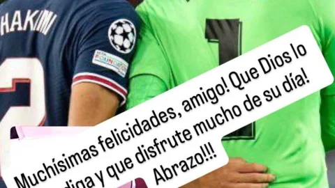 El mensaje de Keylor Navas a Achraf Hakimi