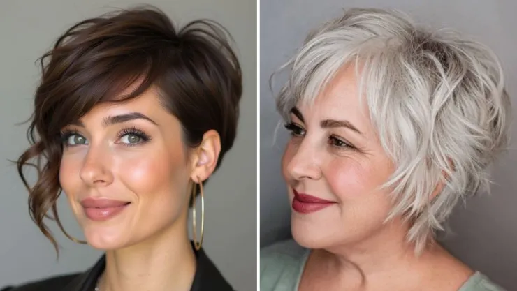 Cortes de cabello bixie que rejuvenecen y estilizan el rostro al instante