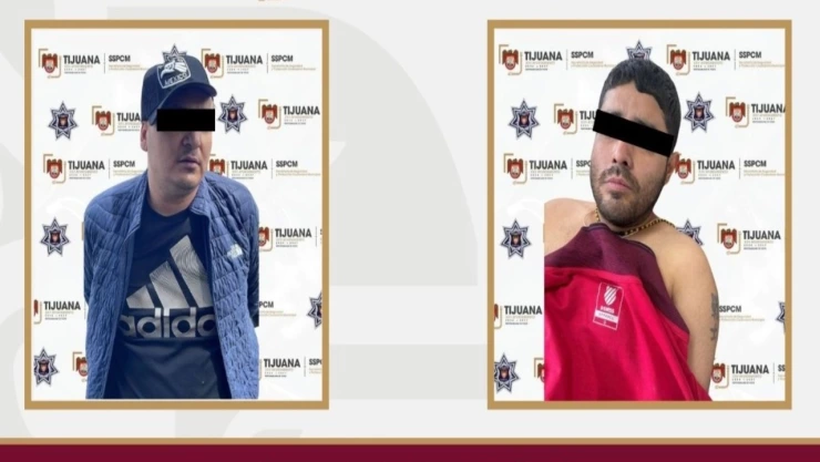 Hay dos detenidos por intento de asalto y homicidio en Zona Río de Tijuana hoy, 2 de abril de 2025