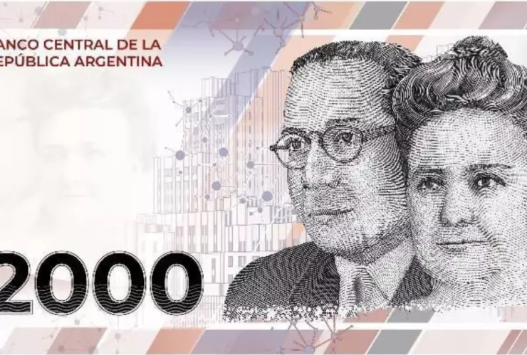 A cuánto equivale nuevo billete de 2 mil pesos en Argentina