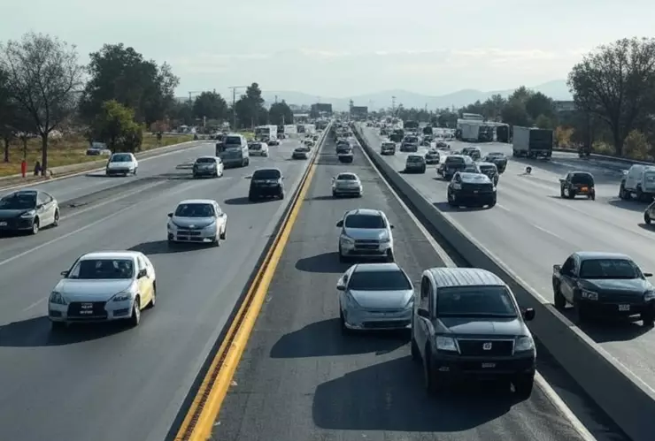 Tráfico carretera Siglo XXI