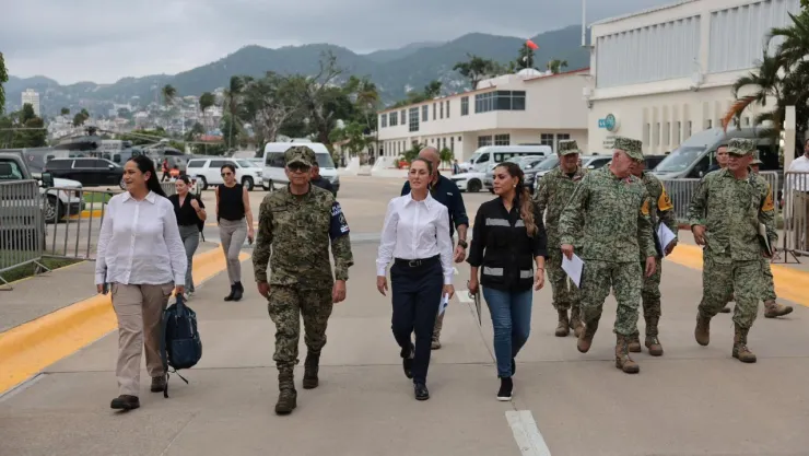 Claudia Sheinbaum alista plan de apoyos en Acapulco tras paso de huracán John
