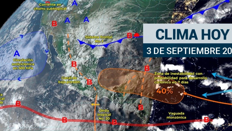 Estados del norte podrían superar los 40 °C hoy 3 de septiembre