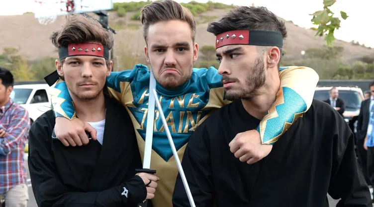 Louis, Liam y Zain.