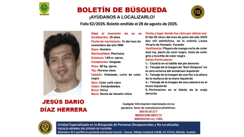 Jesús Darío lleva 82 días DESAPARECIDO y su familia teme por él; este es el último lugar donde se le vio