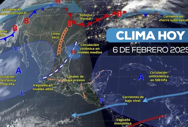 Algunos estados del país llegarán a los 35°C hoy 6 de febrero