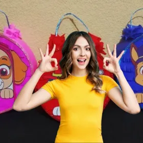 4 diseños para hacer mini piñatas caseras de Paw Patrol, ideales para los cumpleaños infantiles